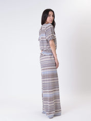 Blusa zig zag terra