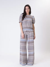 Zig zag earth trousers