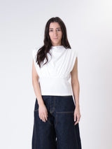 Top soft drape bianco