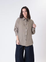 Desert cupro pocket shirt