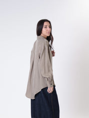 Desert cupro pocket shirt