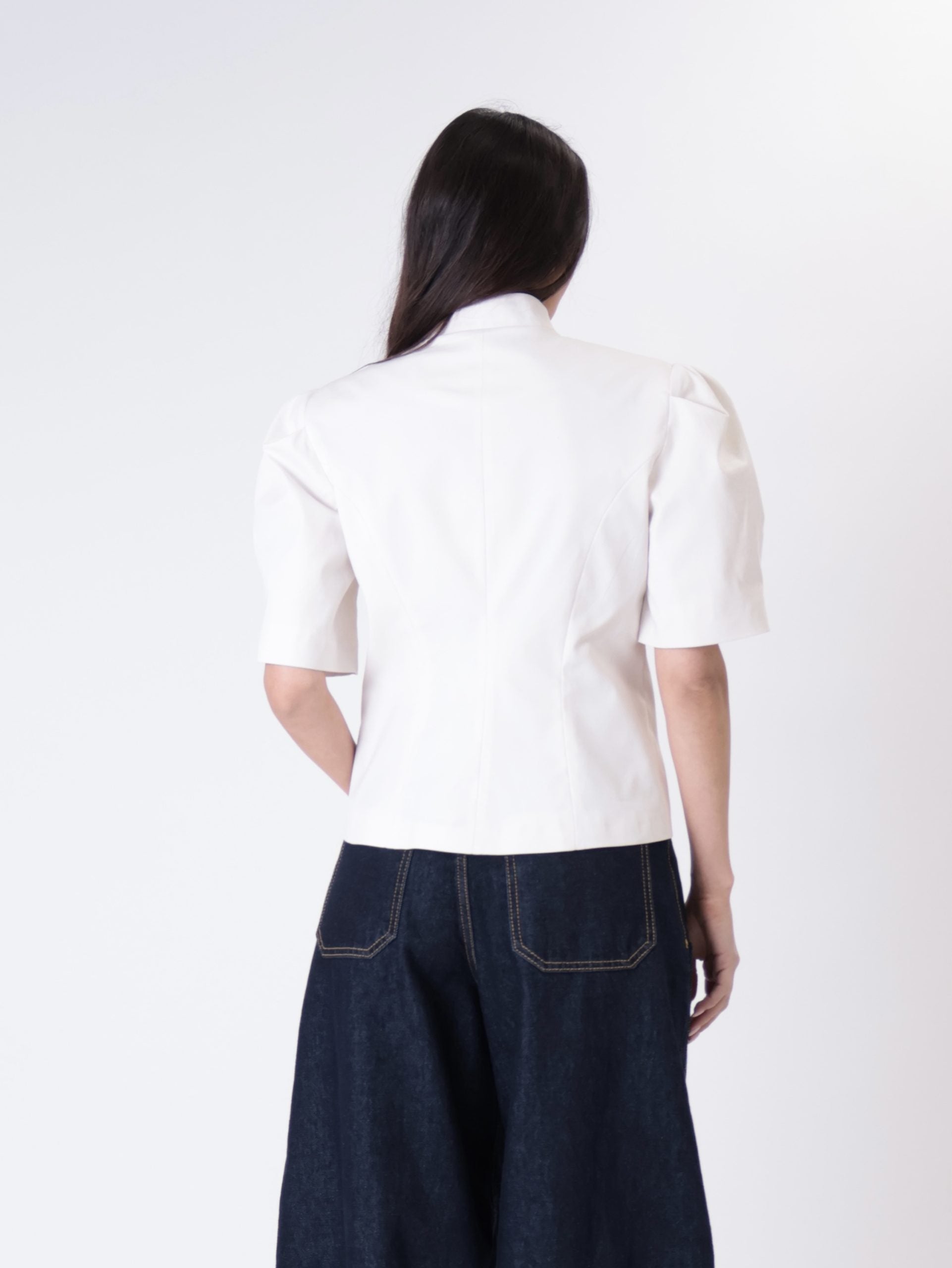 Giacca lady sbuffo vaniglia