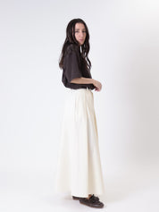 Buttery midi skirt