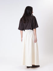 Buttery midi skirt