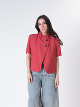 Red s/s Korean jacket