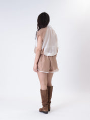 Soft butter/camel shorts