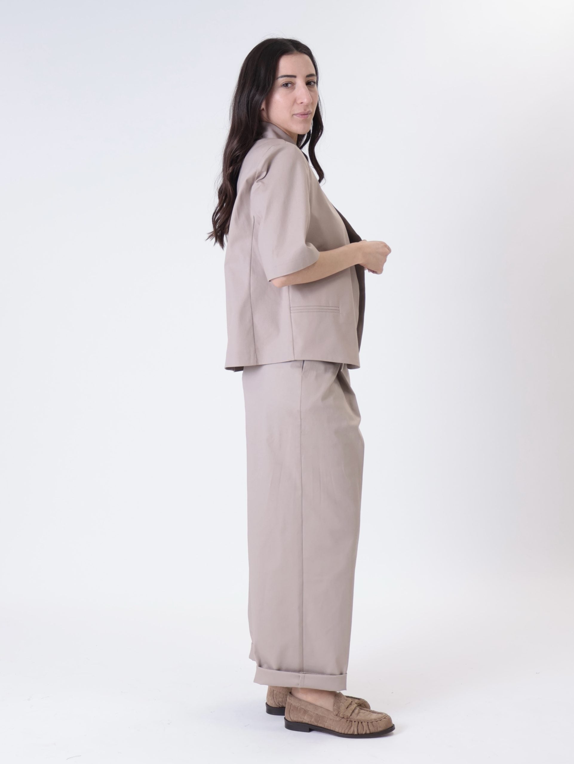 Women's one-button jacket m/m casha