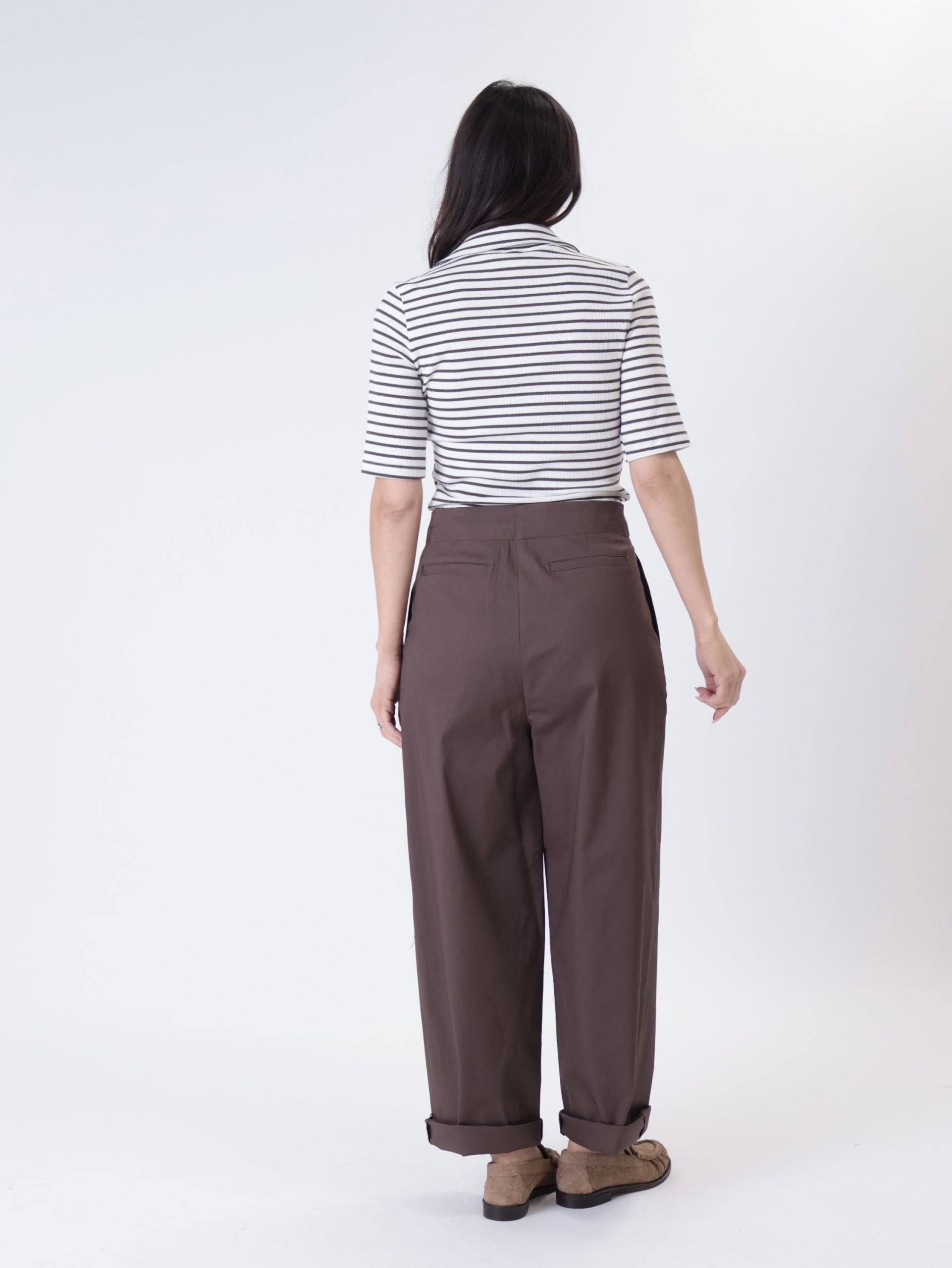 Pantalone lady pinces moro