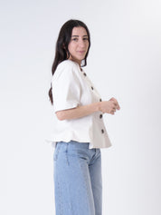 Women's vanilla m/m jacket