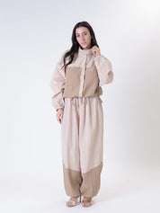 Pantalone dora cammello/beige