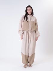 Bomber dora cammello/beige