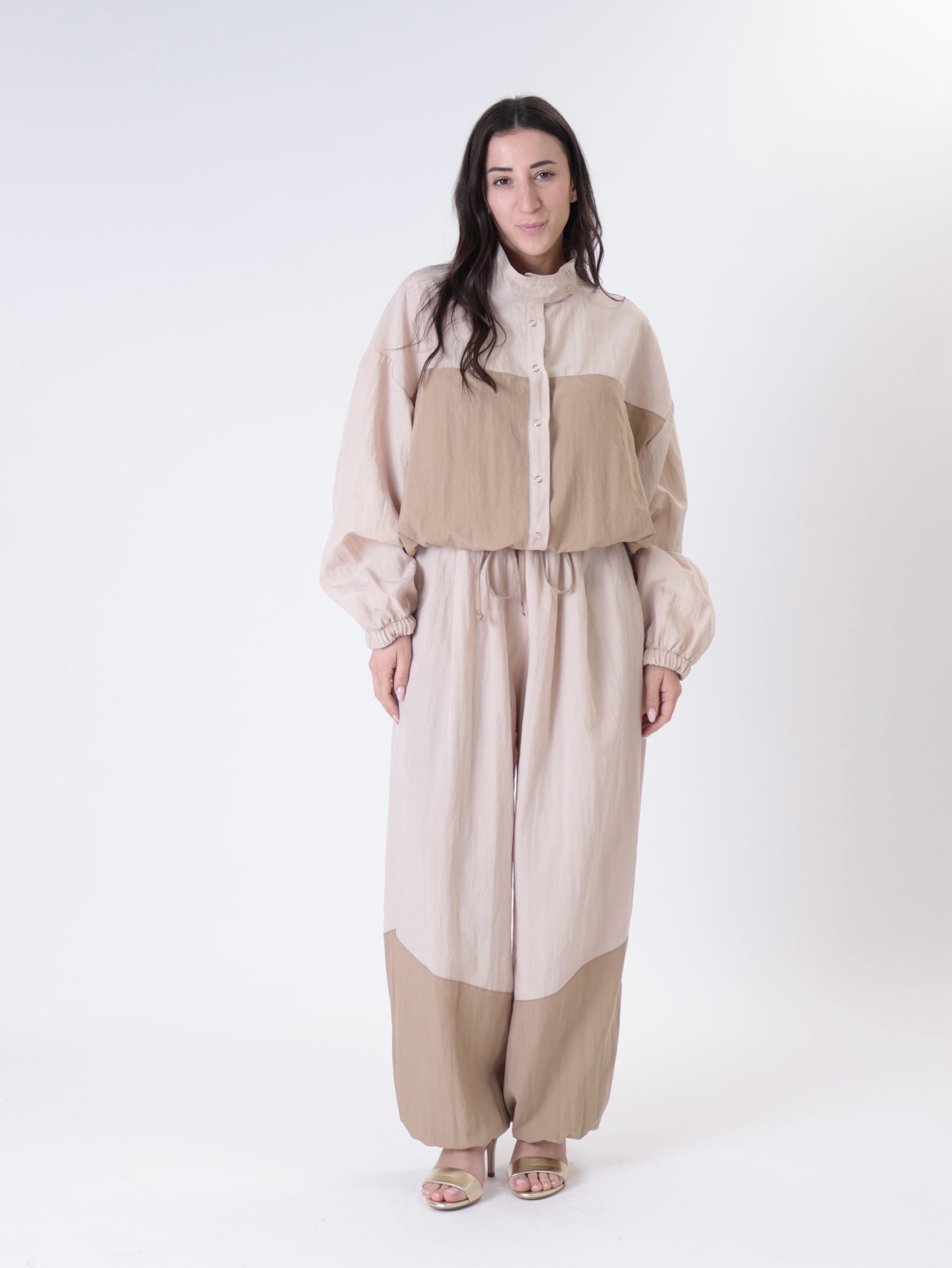 Pantalone dora cammello/beige