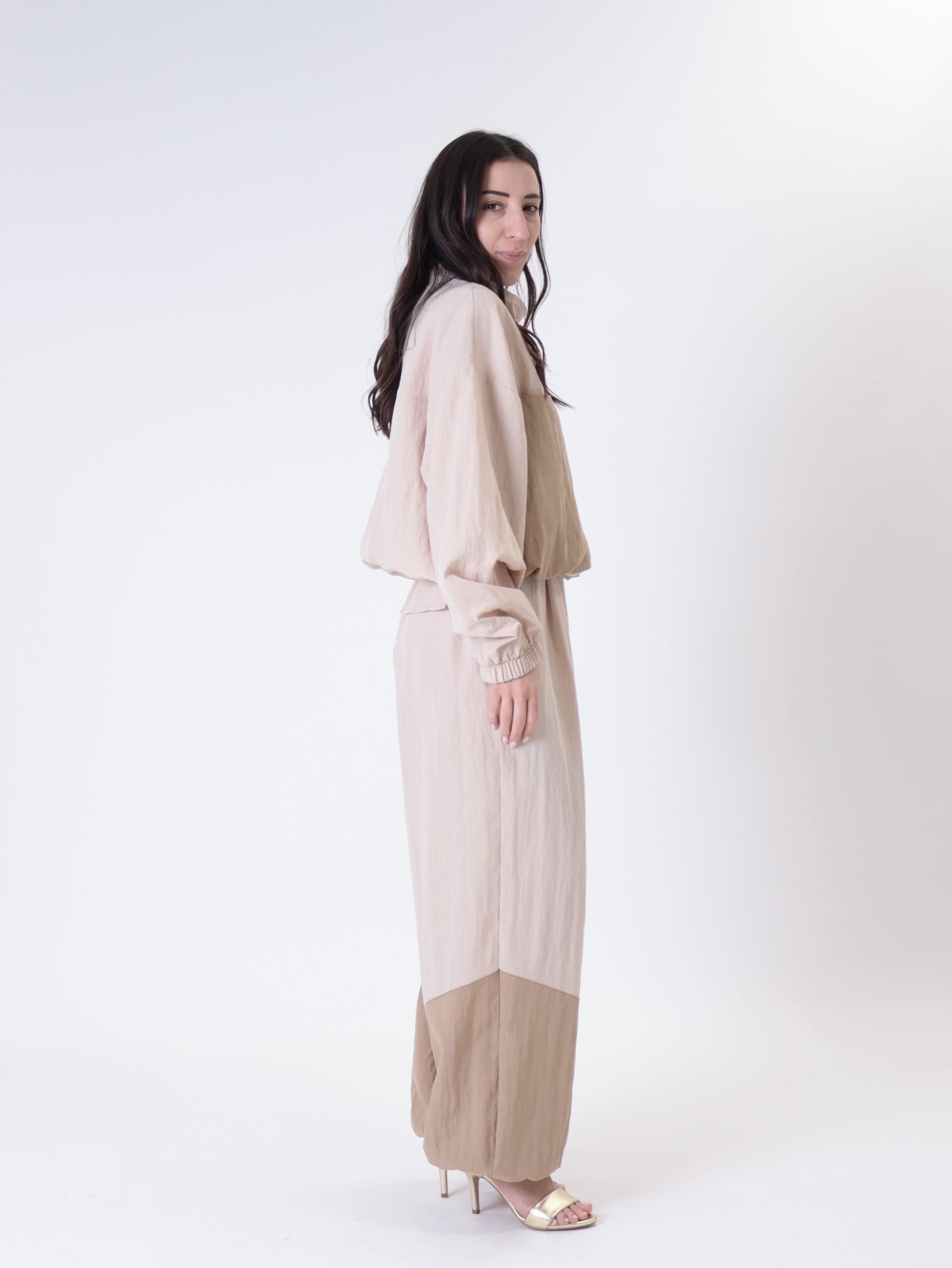 Bomber dora cammello/beige