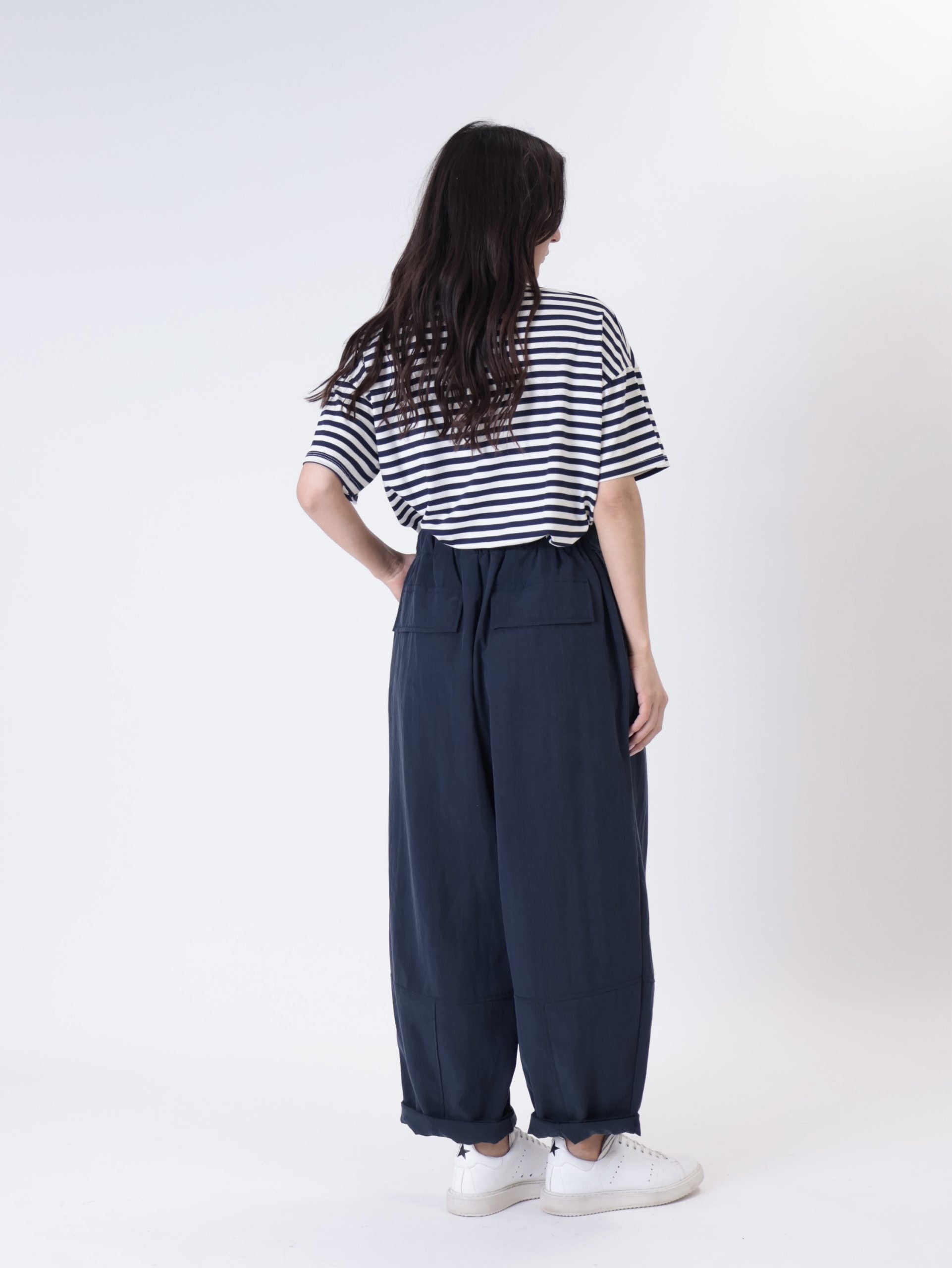Blue tie trousers