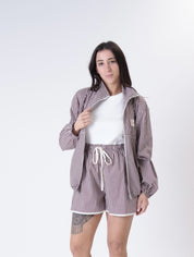 Beach shorts butter/burgundy