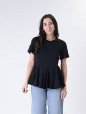 T-shirt tagli nero