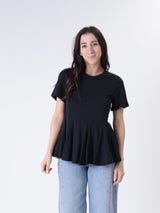 T-shirt tagli nero