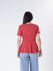 T-shirt tagli rosso