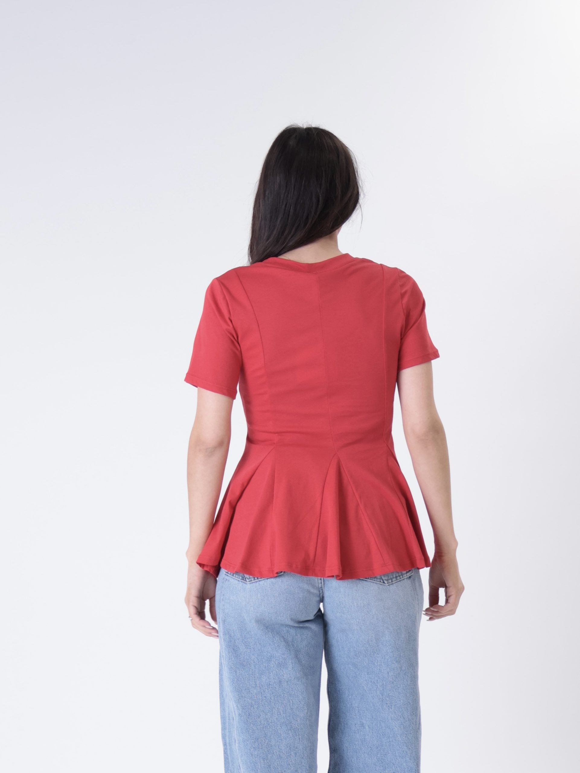 T-shirt tagli rosso