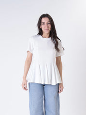 T-shirt tagli panna
