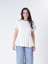 T-shirt tagli panna
