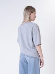 T-shirt svasata grigia