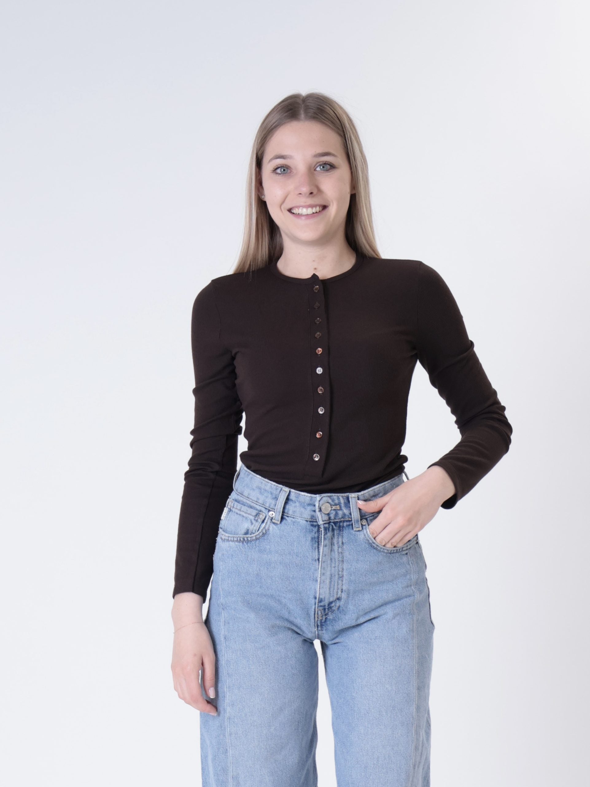 Maglia serafino moro