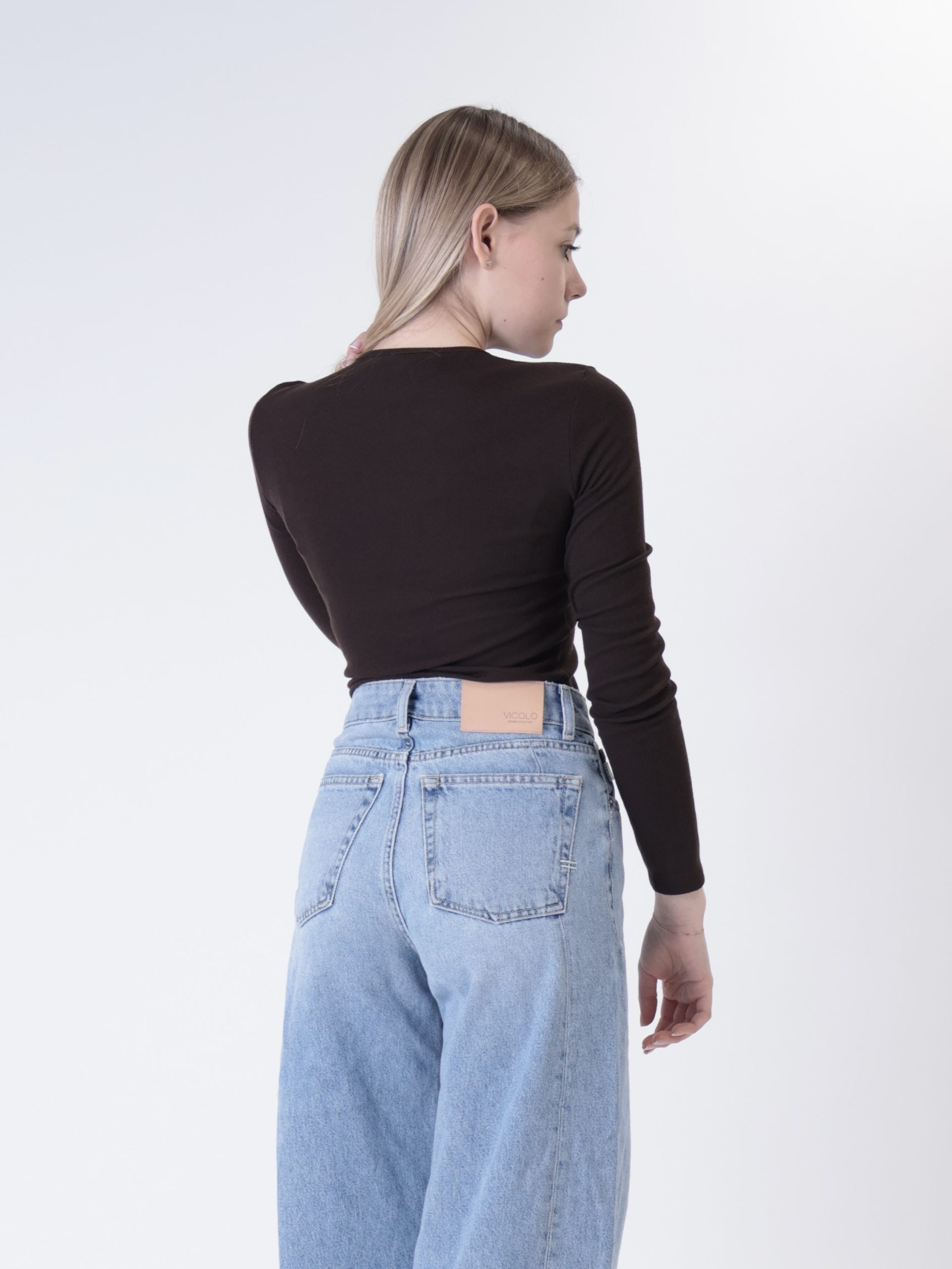Maglia serafino moro