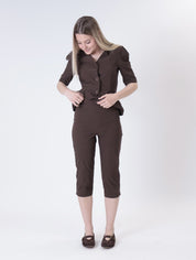 Ele dark brown trousers
