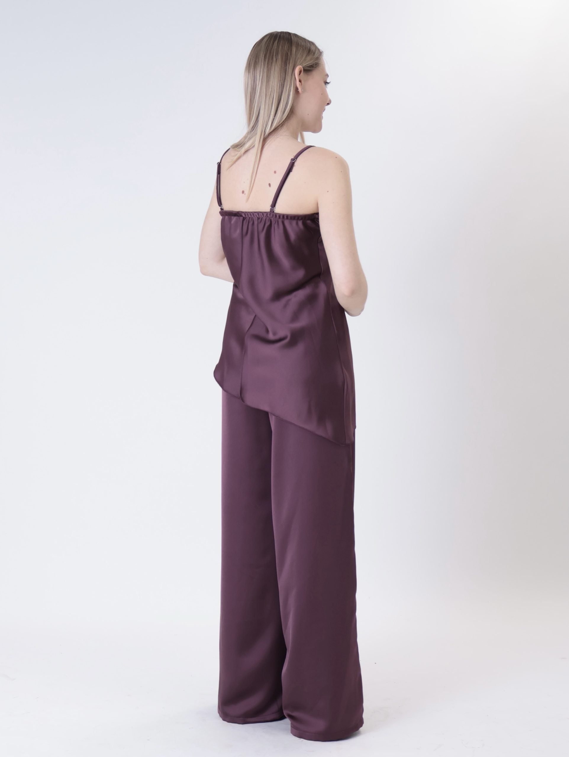 Top satin vino