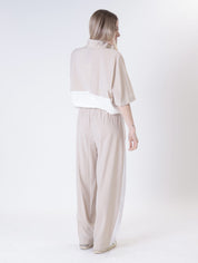 Pants maty beige/cream