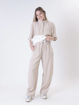 Pants maty beige/cream