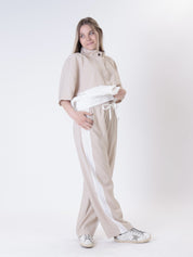 Pants maty beige/cream