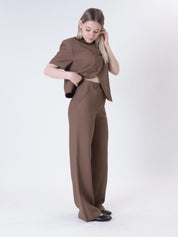 Pantalone dritto moro