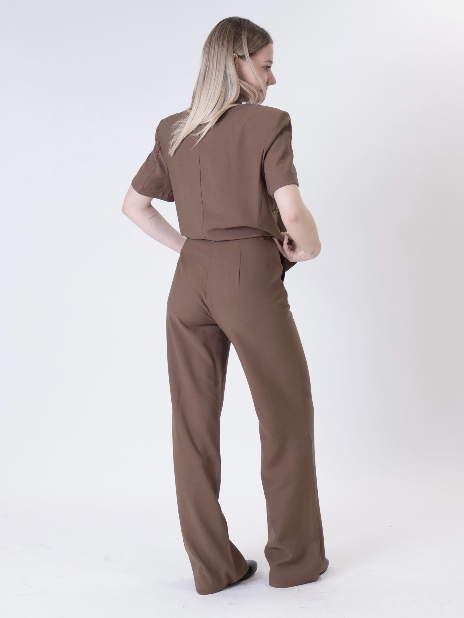 Pantalone dritto moro