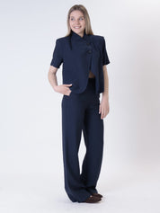 Pantalone dritto blu