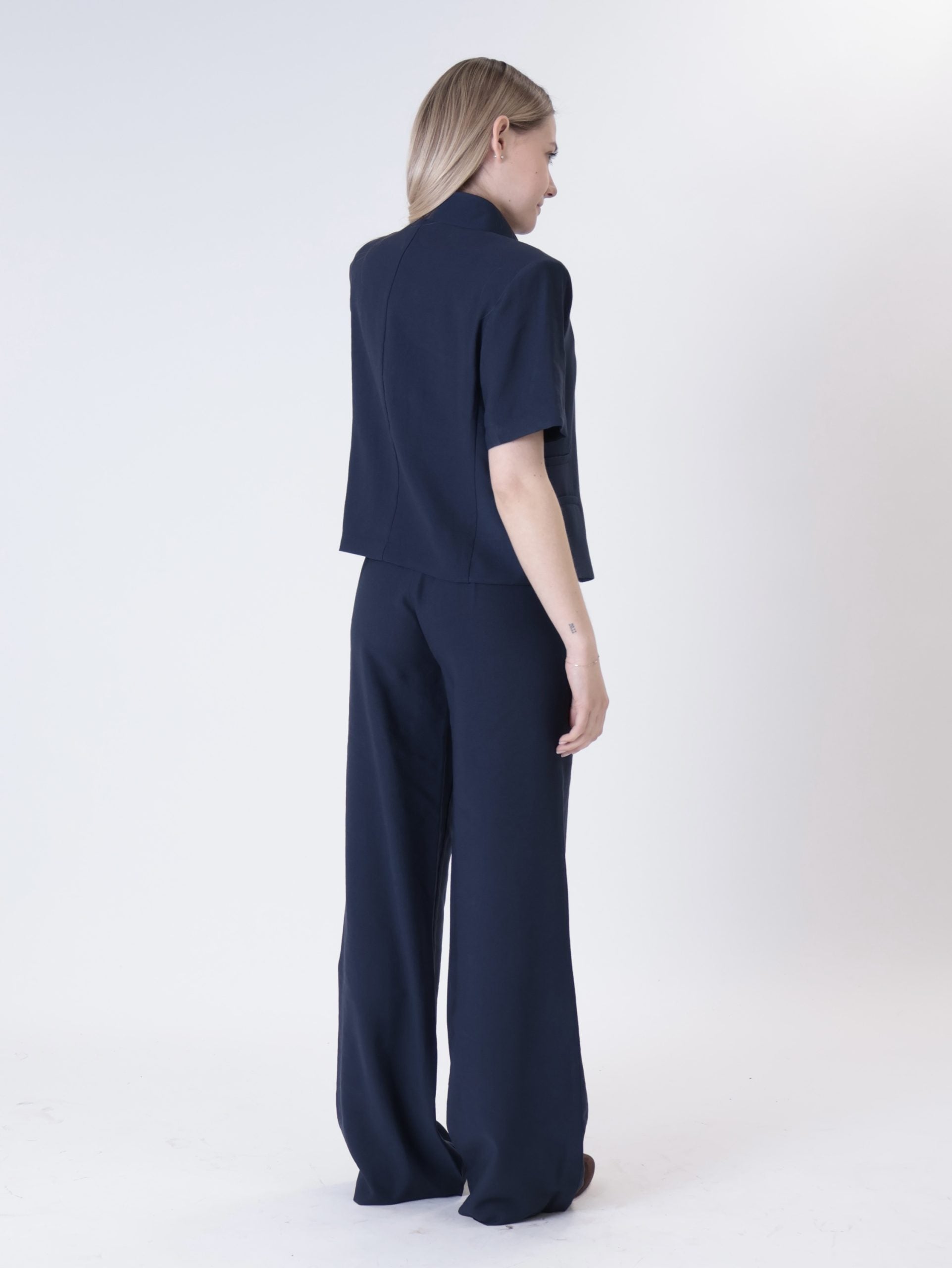 Pantalone dritto blu