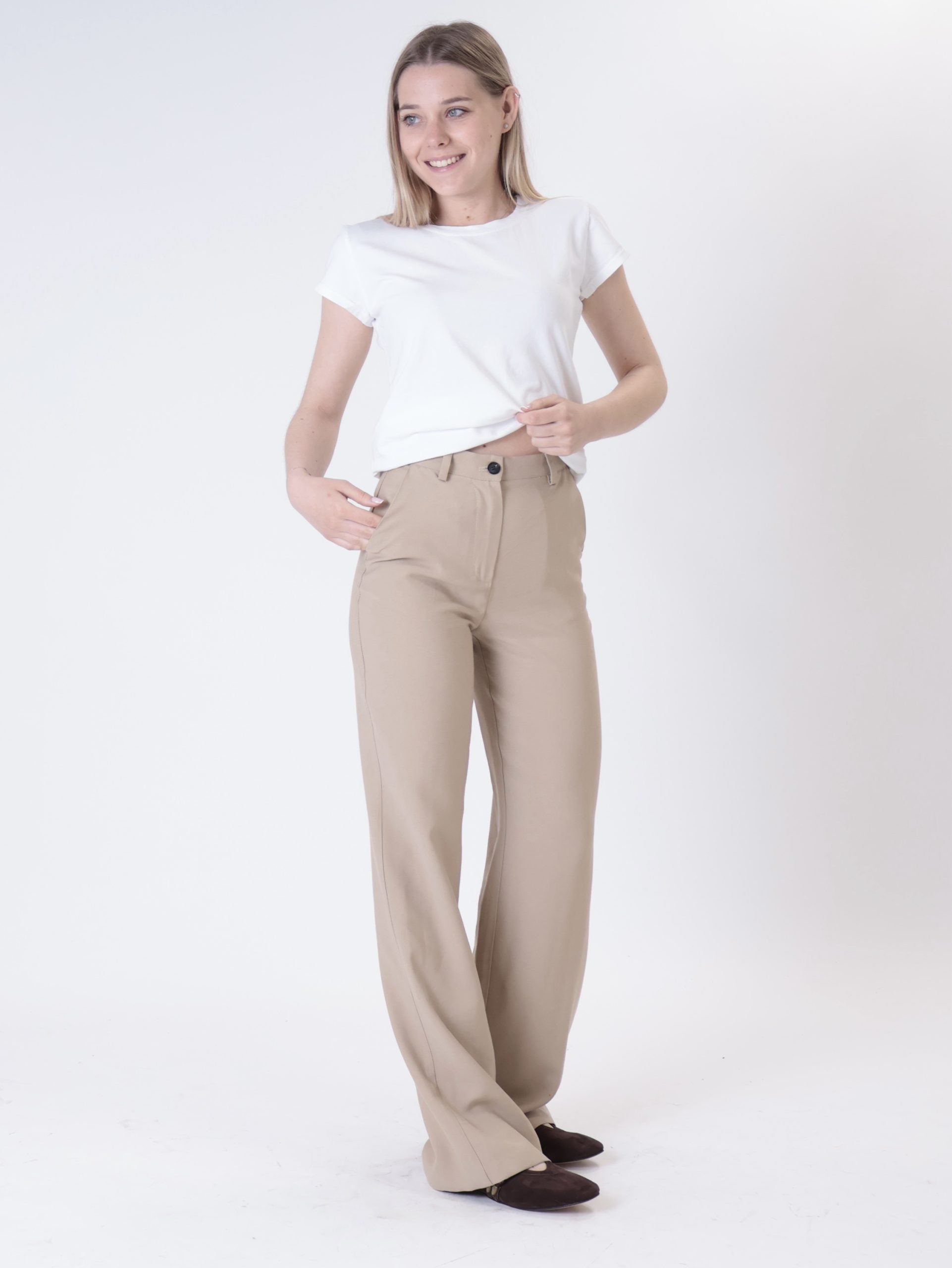 Pantalone dritto safari