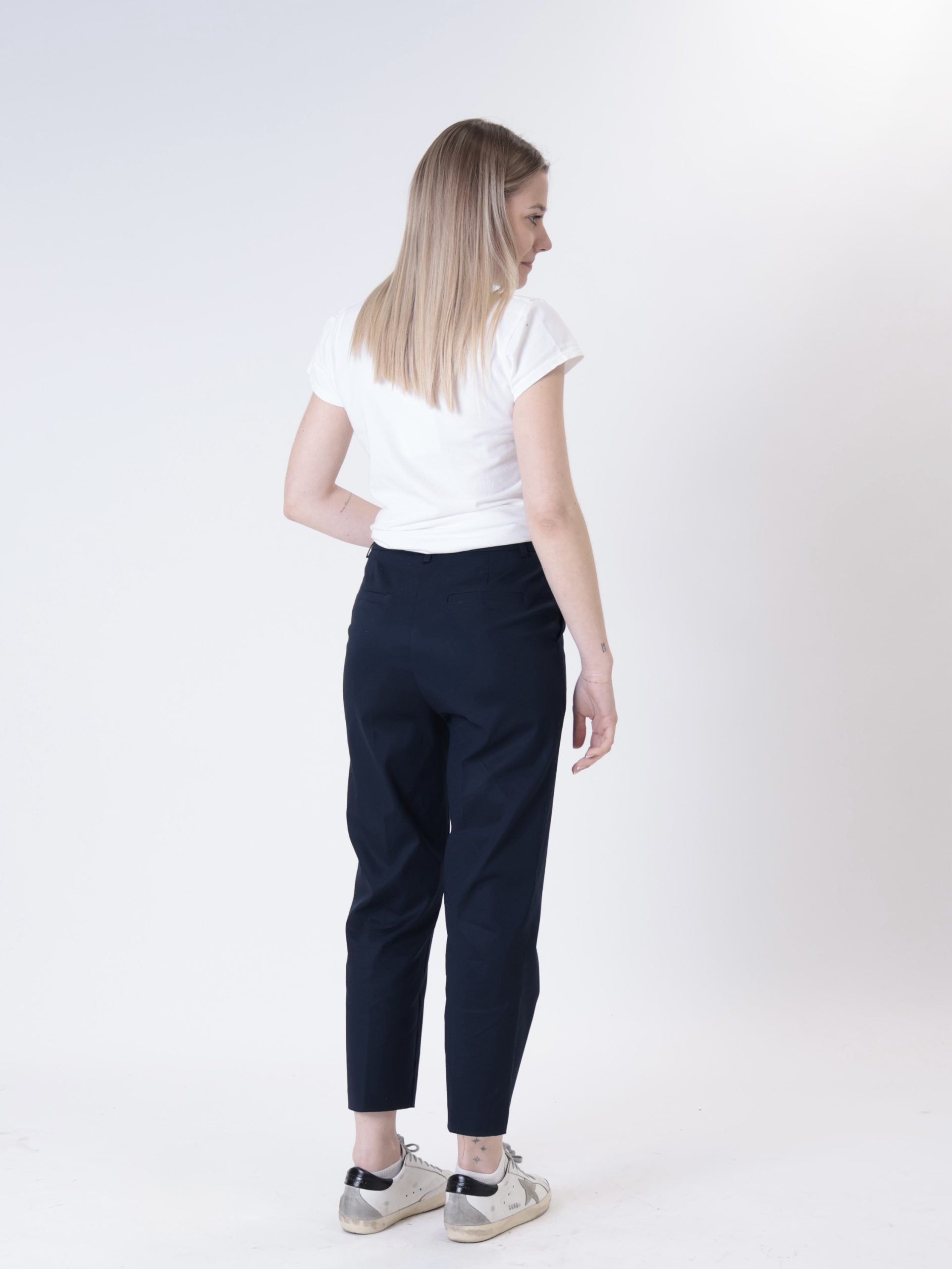 Pantalone lady sigaretta blu