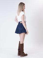 Ivy denim shorts