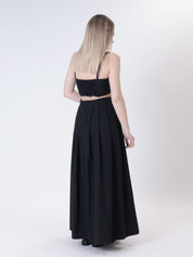 Black cotton skirt