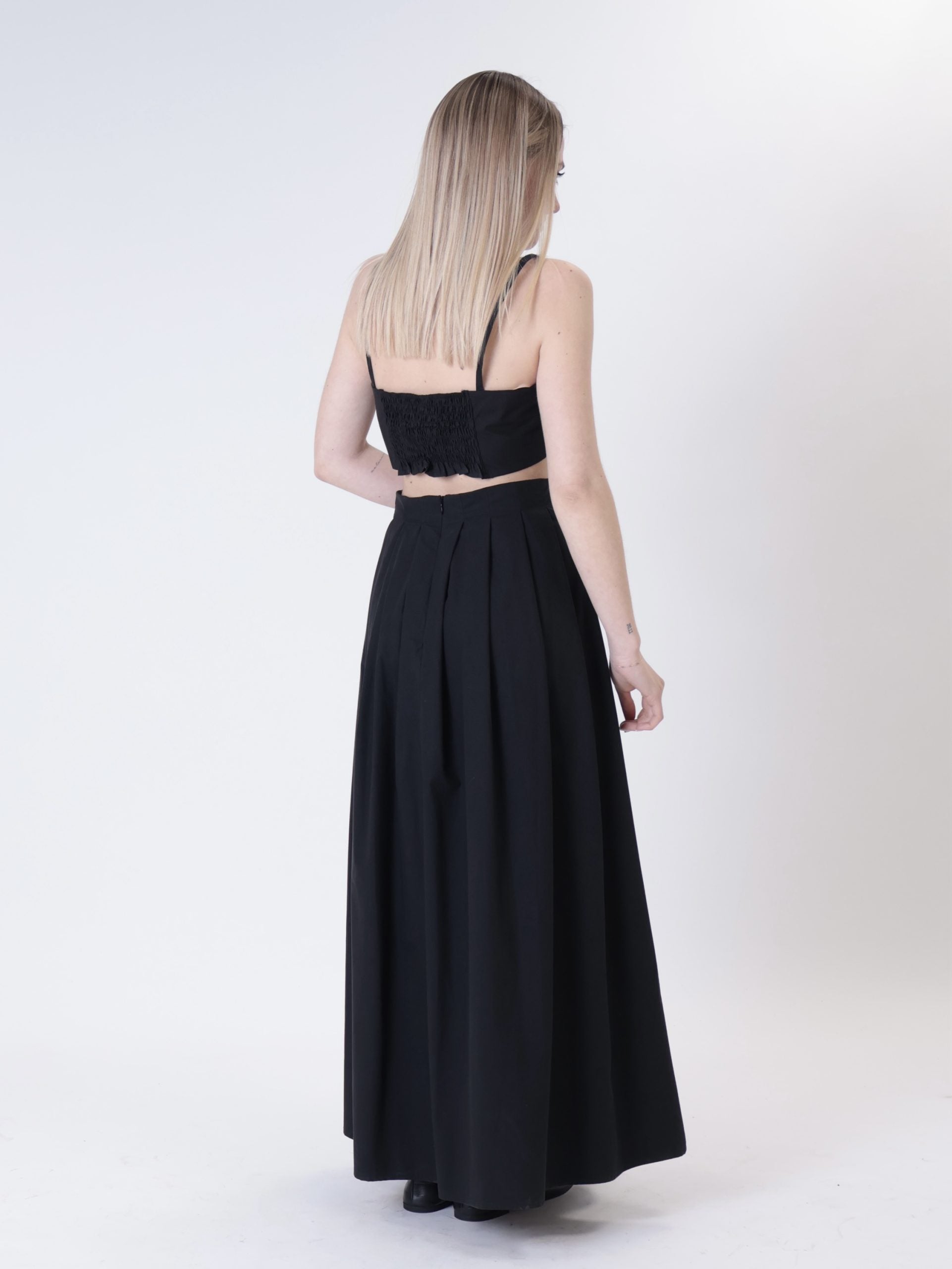 Black cotton skirt