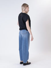 Top cotone nero
