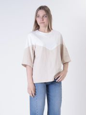 T-shirt Pami beige/panna