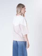 T-shirt Pami beige/panna