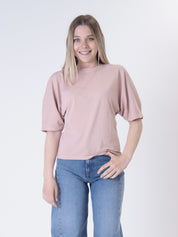 T-shirt slim m/pipistrello (colori all'interno)
