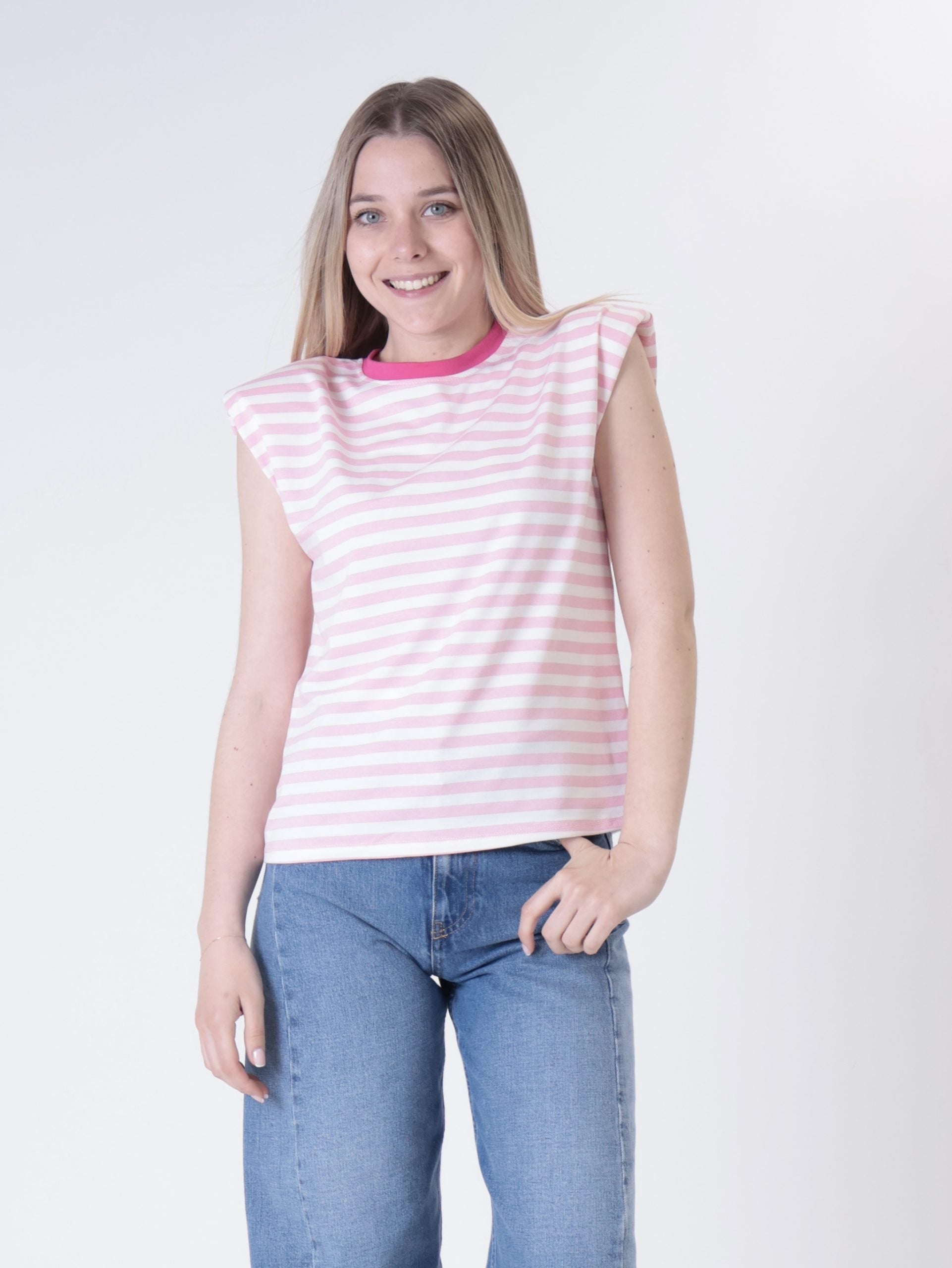 Top riga spalle imbottite (colori all'interno)