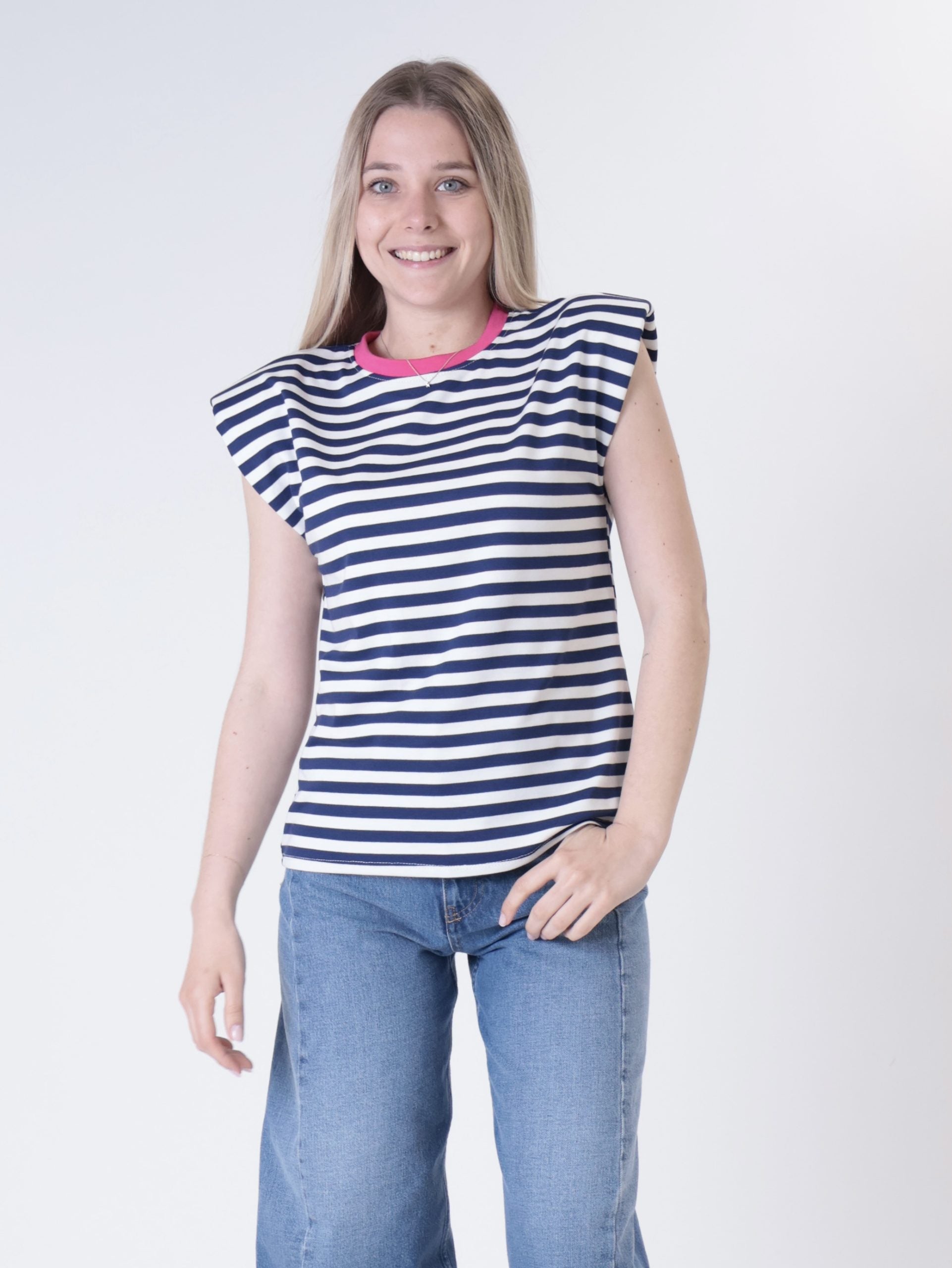 Top riga spalle imbottite (colori all'interno)