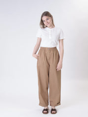 Pantalone leggerissimo cammello