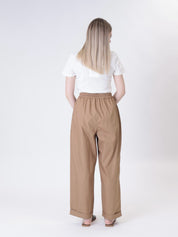 Pantalone leggerissimo cammello